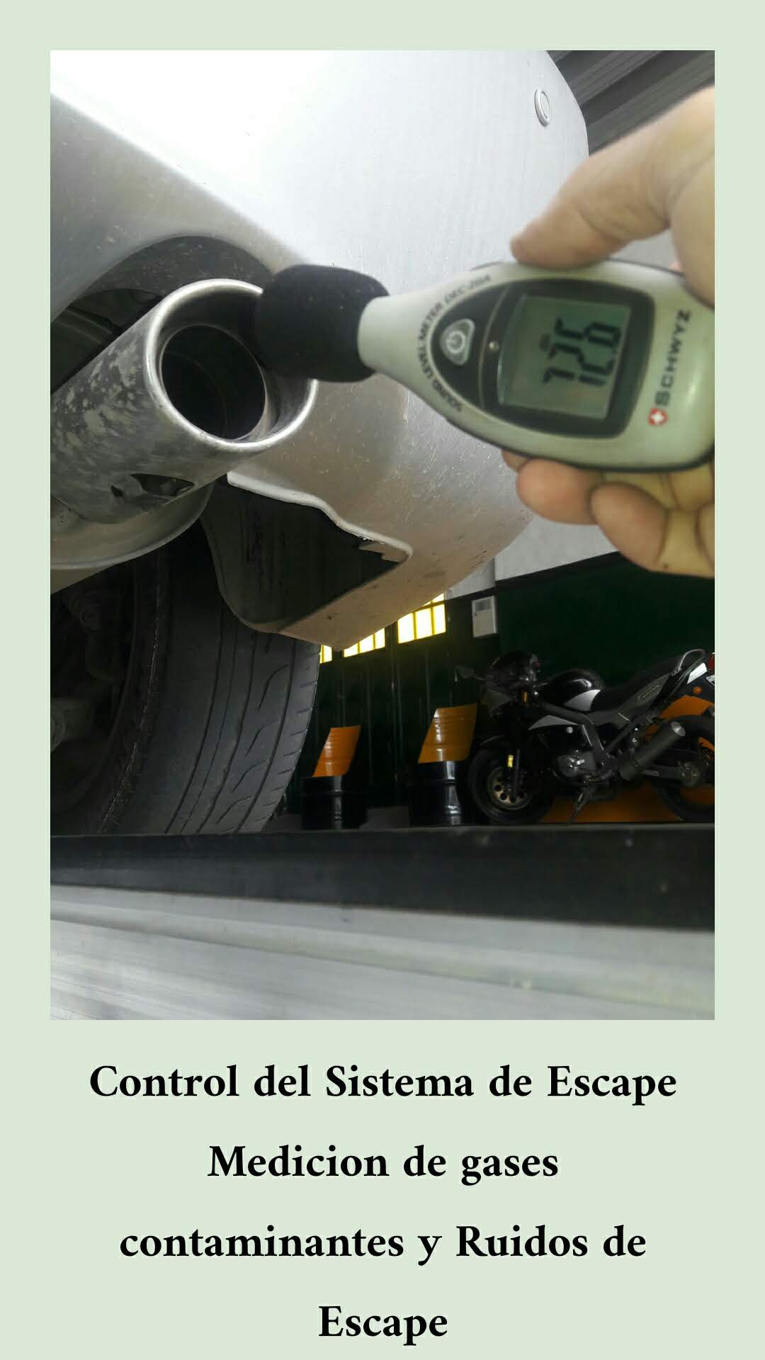 Medición de Gases y Escape